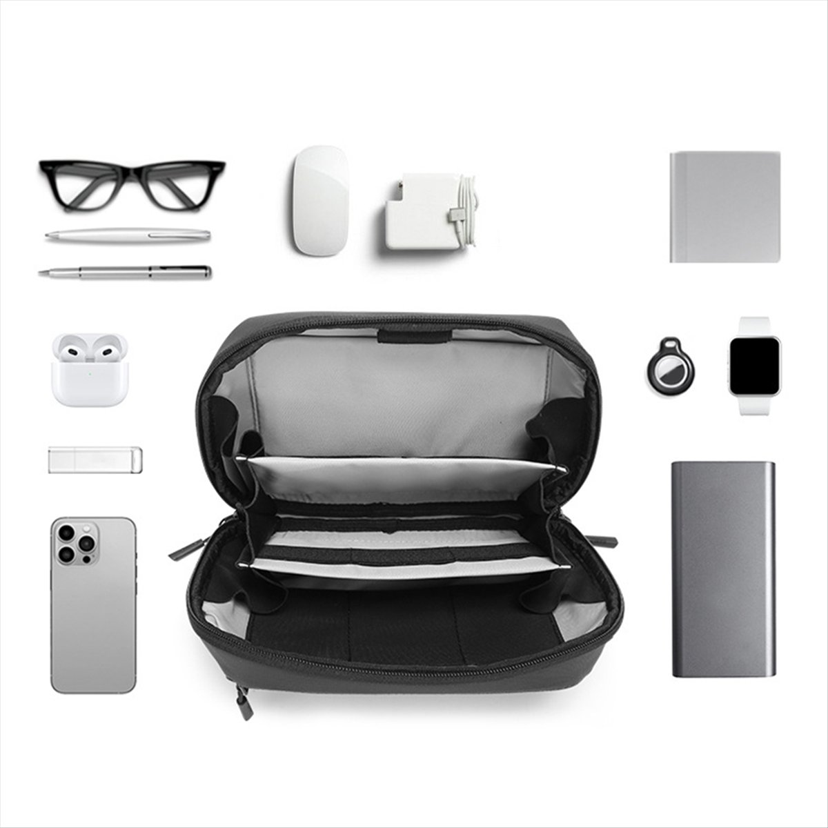 ☶❈＊♥AC1579-Waterproof Tech Pou - Tech Accessories Case review and price