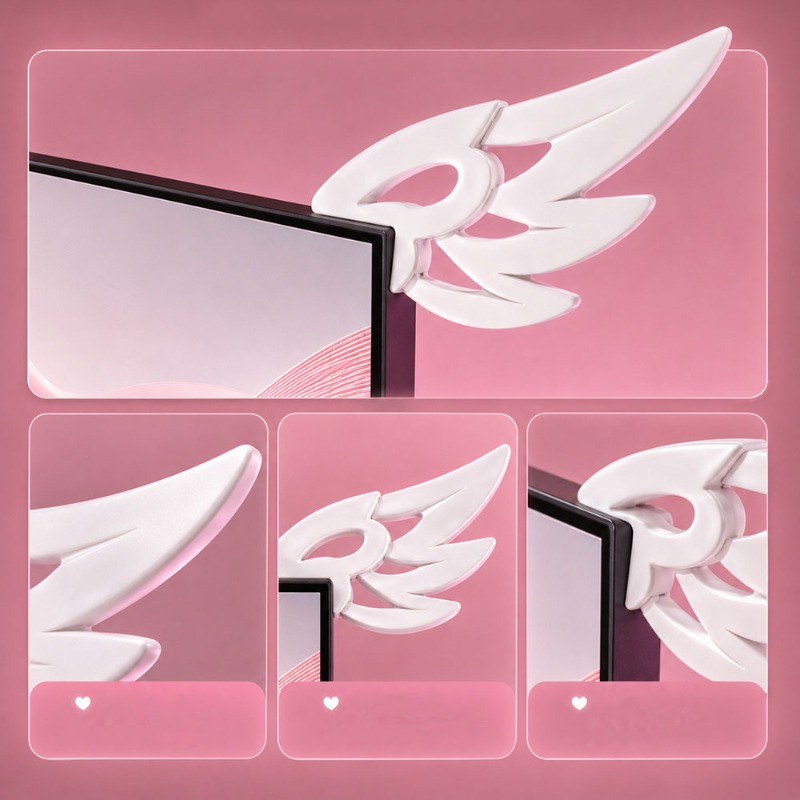 Kawaii 3D Wing Decor for Compu - Kawaii Tech Accessories review and price