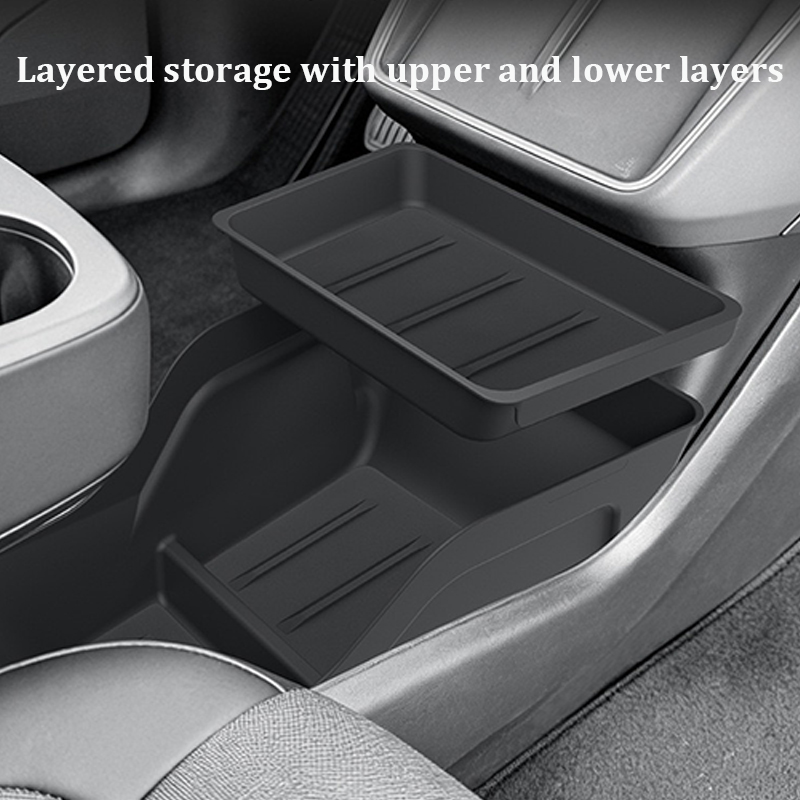 TPE Center Console Lower Stora - Tech Car Accessories review and price