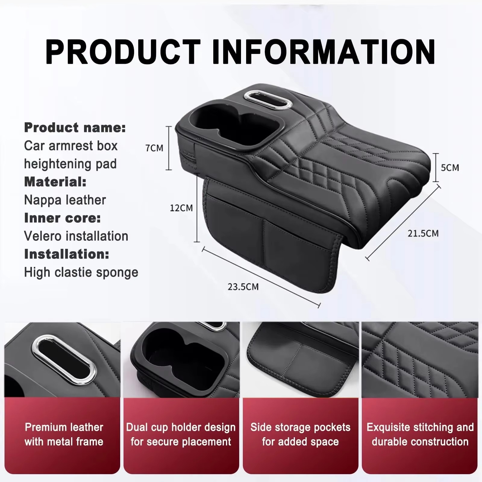 Car Armrest Box Heightening Pa - Tech Car Accessories review and price